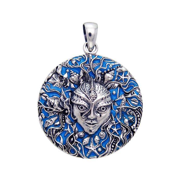 Mari the Sea Goddess Sterling Silver Pendant by Oberon Zell TPD1583