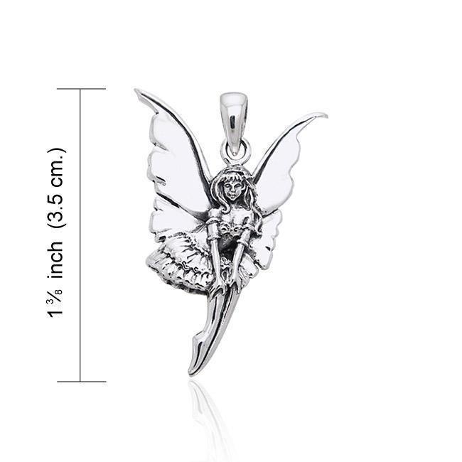 Amy Brown Dainty Fairy ~ Sterling Silver Pendant TPD1648