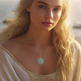 Sigil of the Archangel Gabriel Sterling Silver Pendant TPD2819 - Jewelry