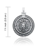 Medusa The Star Sterling Silver Pendant TPD2834