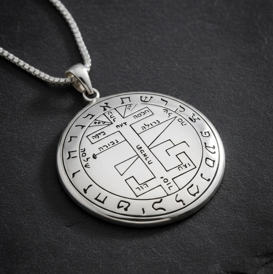 Silver Seal of Solomon Pendant TPD2837
