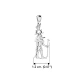 Sobek Egyptian Sterling Silver Pendant TPD2844