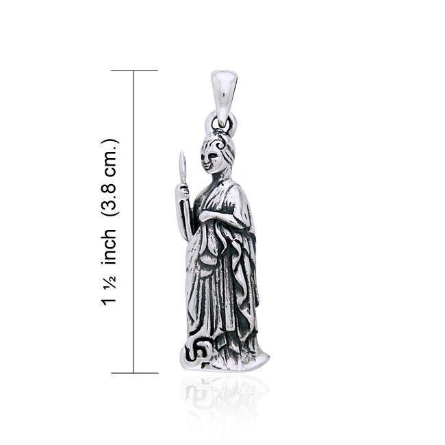 Minerva Roman Sterling Silver Pendant TPD2850
