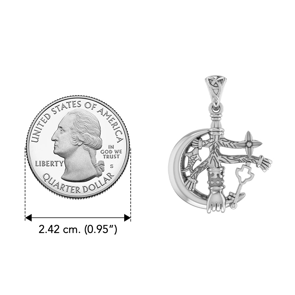 Cimaruta Witch Pendant TPD3132