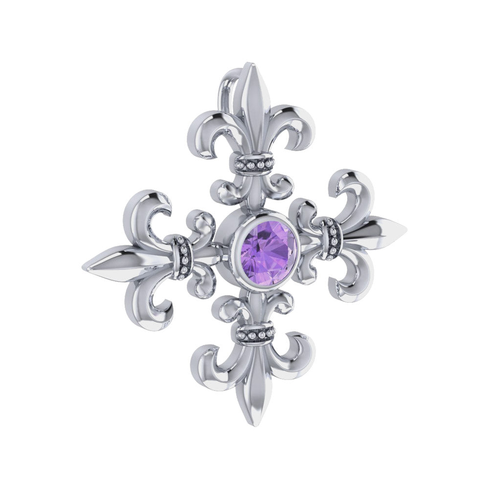 Exquisite symbolism in Croix La Me ’re~ Sterling Silver Pendant TPD355