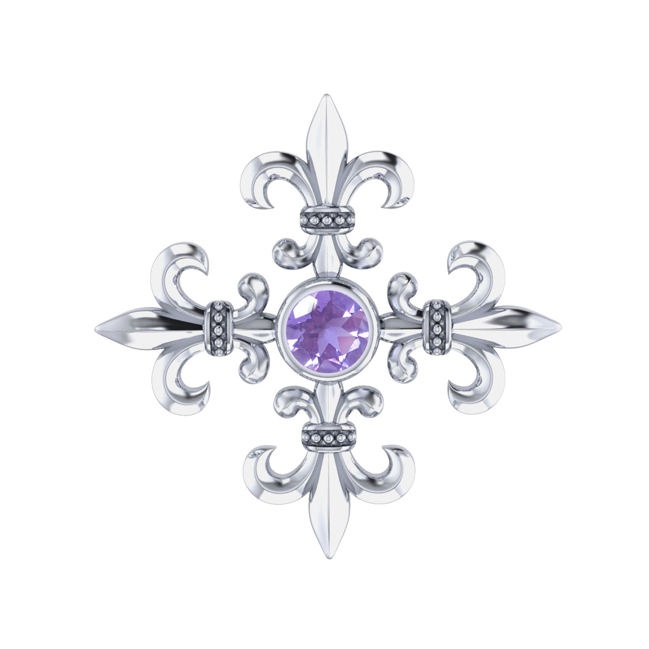 Exquisite symbolism in Croix La Me ’re~ Sterling Silver Pendant TPD355