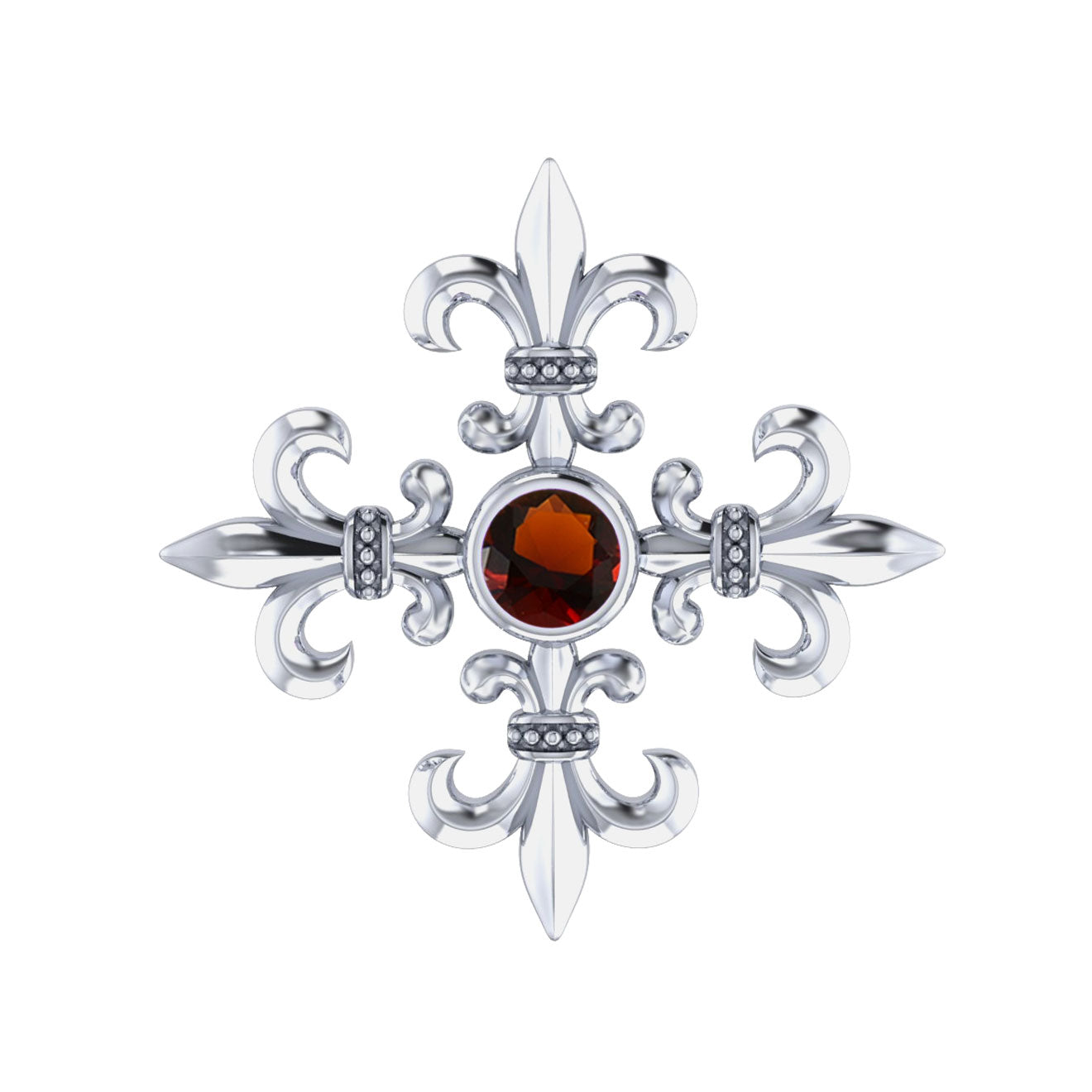 Exquisite symbolism in Croix La Me ’re~ Sterling Silver Pendant TPD355