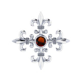 Exquisite symbolism in Croix La Me ’re~ Sterling Silver Pendant TPD355