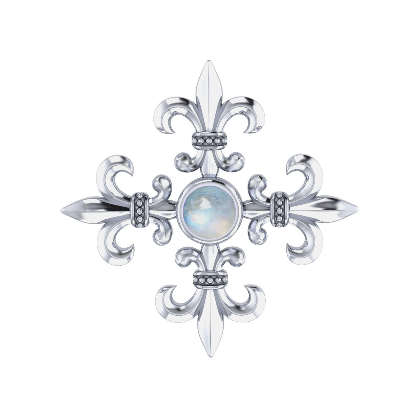 Exquisite symbolism in Croix La Me ’re~ Sterling Silver Pendant TPD355