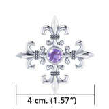 Exquisite symbolism in Croix La Me ’re~ Sterling Silver Pendant TPD355