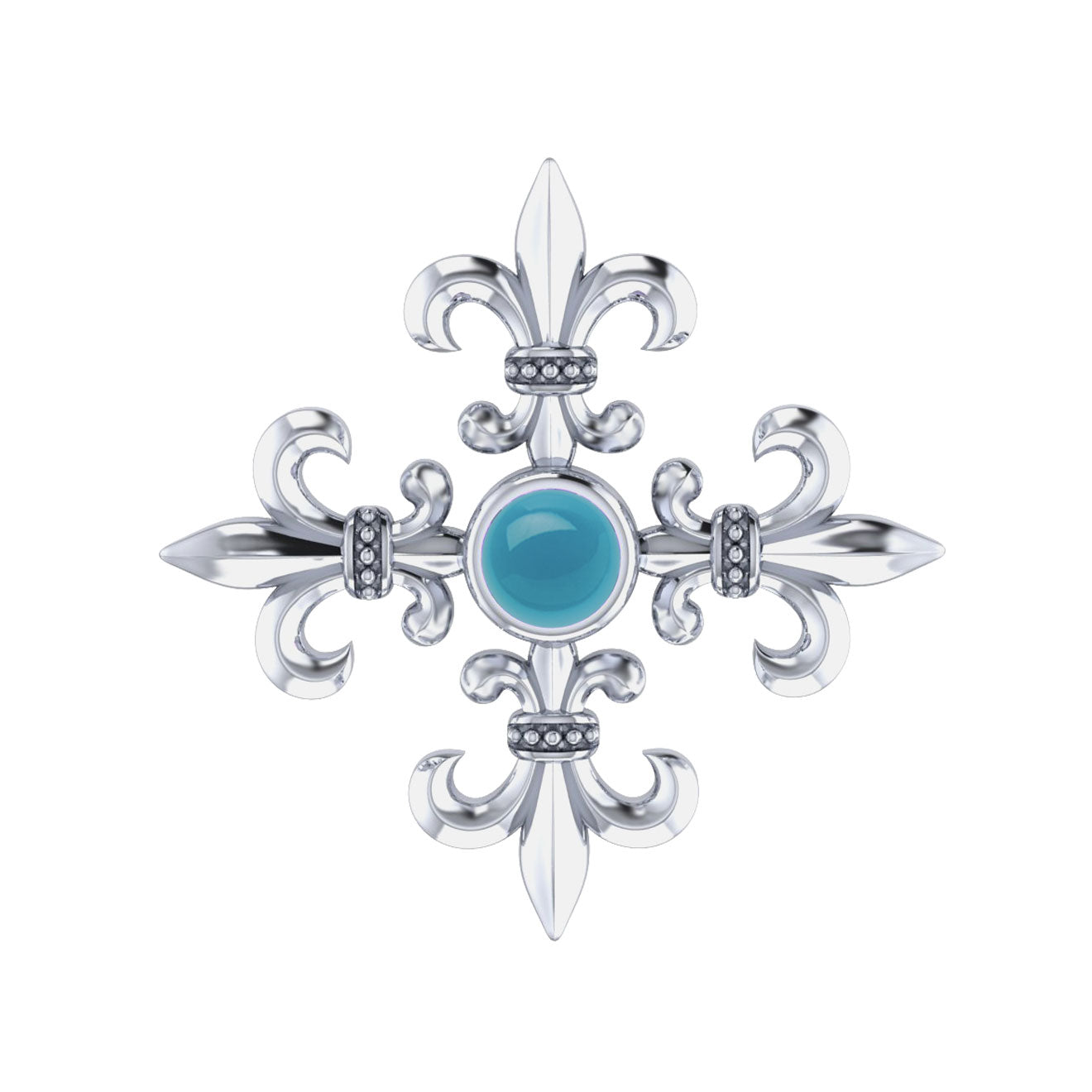 Exquisite symbolism in Croix La Me ’re~ Sterling Silver Pendant TPD355