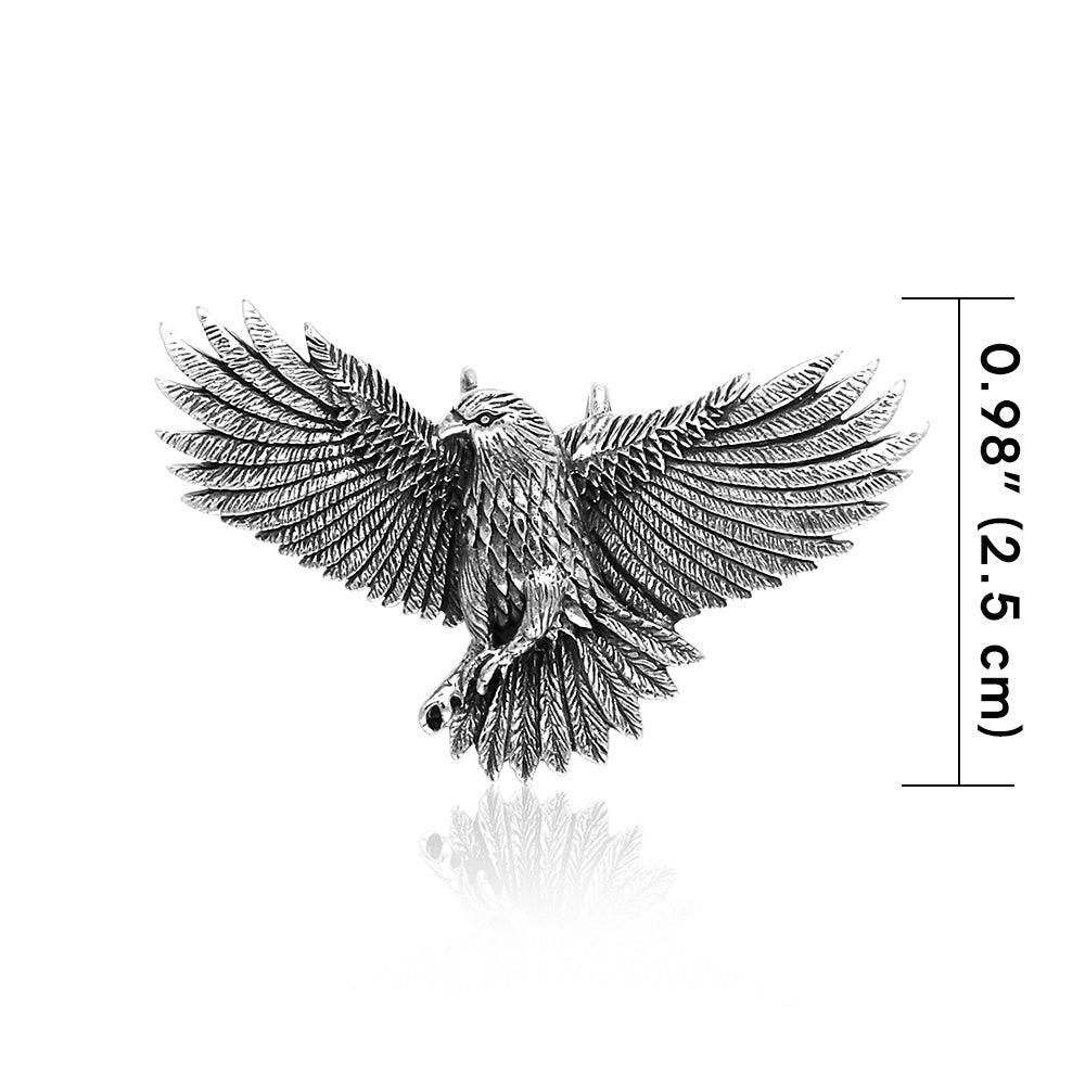 Eagle Sterling Silver Pendant by Ted Andrews TPD361 - Jewelry