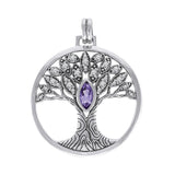 Wondrous Living through the Tree of Life ~ Sterling Silver Jewelry Pendant TPD3873 - Jewelry