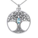 Wondrous Living through the Tree of Life ~ Sterling Silver Jewelry Pendant TPD3873 - Jewelry