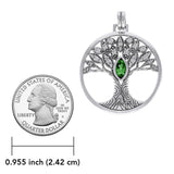 Wondrous Living through the Tree of Life ~ Sterling Silver Jewelry Pendant TPD3873 - Jewelry