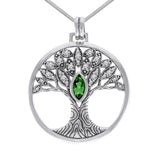 Wondrous Living through the Tree of Life ~ Sterling Silver Jewelry Pendant TPD3873 - Jewelry