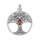 Wondrous Living through the Tree of Life ~ Sterling Silver Jewelry Pendant TPD3873 - Jewelry