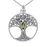 Wondrous Living through the Tree of Life ~ Sterling Silver Jewelry Pendant TPD3873 - Jewelry