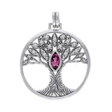 Wondrous Living through the Tree of Life ~ Sterling Silver Jewelry Pendant TPD3873 - Jewelry