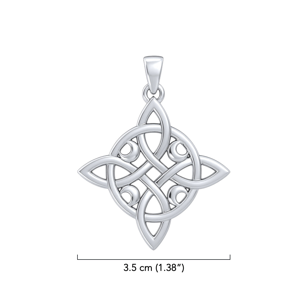 Mickie Mueller Quaternary Celtic Knots with Crescent Moon TPD4072