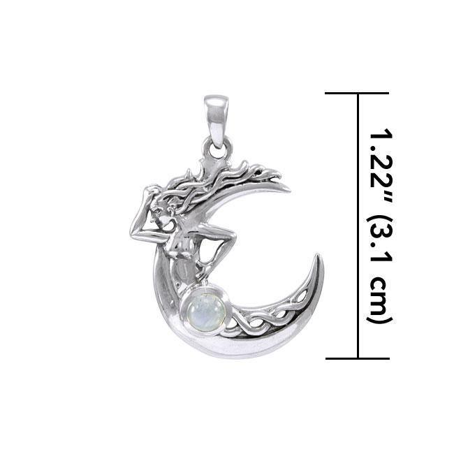 Celtic Knot Moon Goddess Pendant TPD4323 - Jewelry
