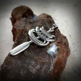 Viking Rune Njord God Sterling Silver Pendant TPD4389