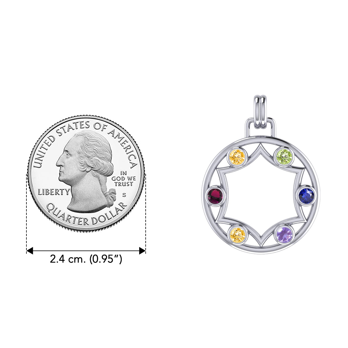 Sterling Silver Flower of TPD439