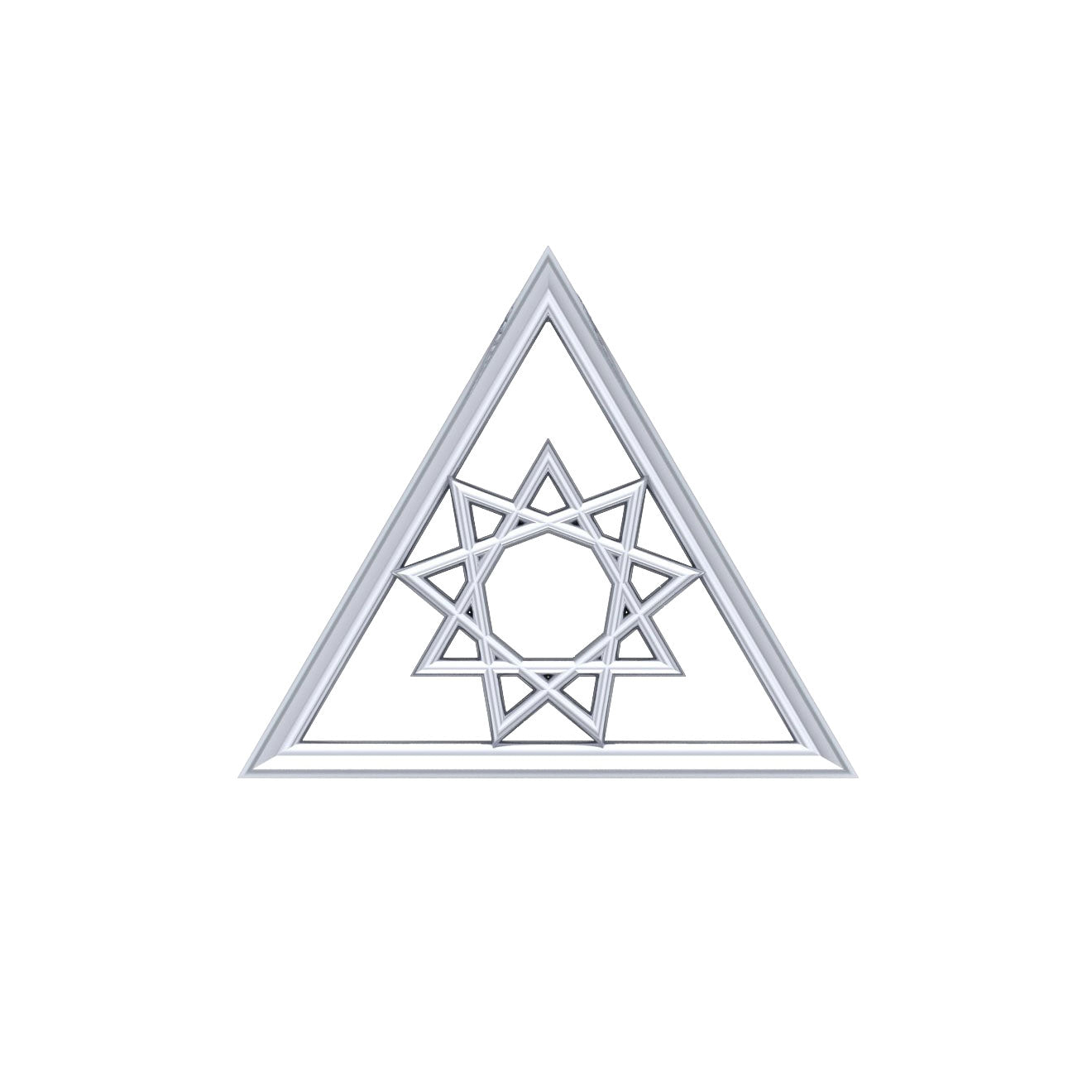 The Secret Symbol Completion Sterling Silver Pendant TPD443