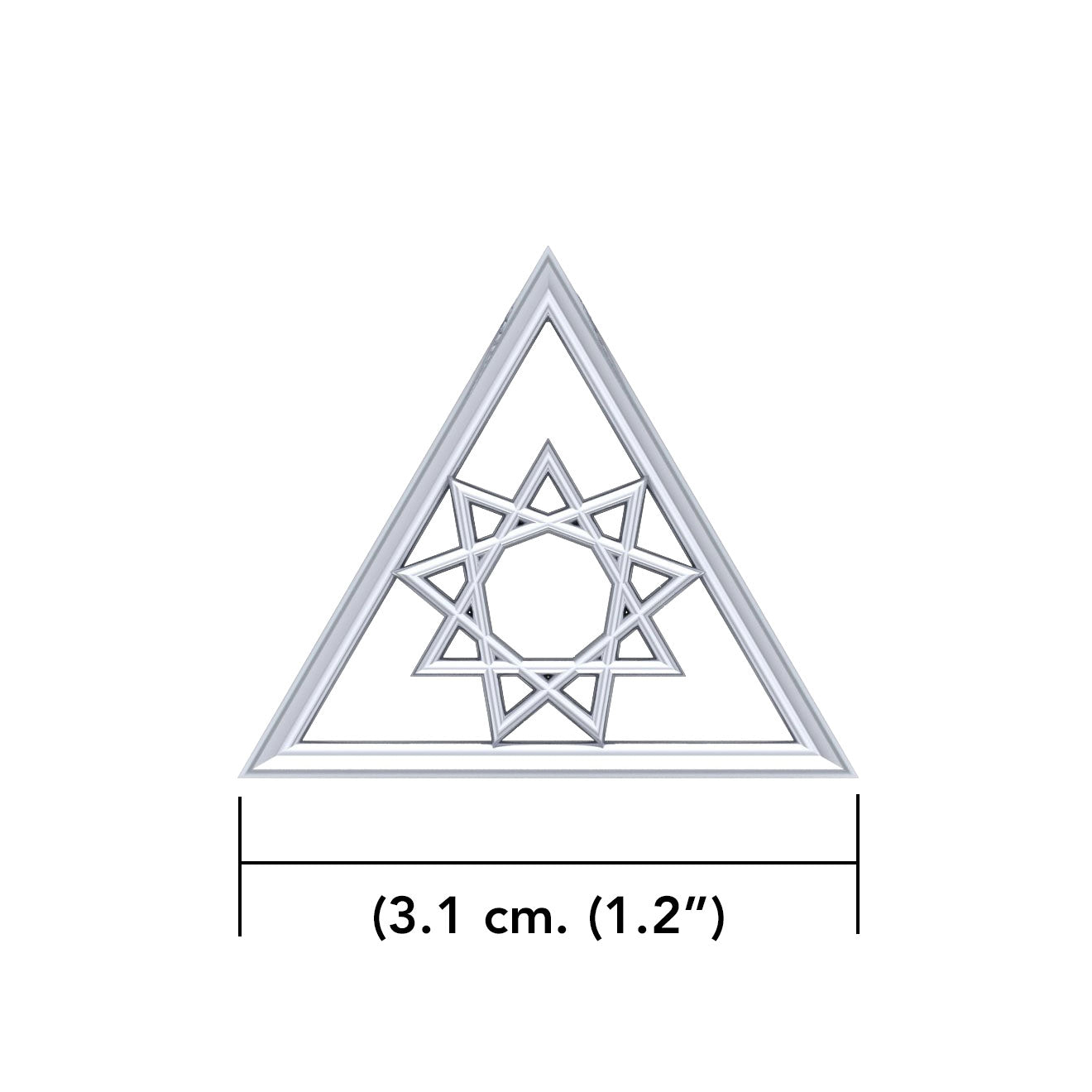 The Secret Symbol Completion Sterling Silver Pendant TPD443