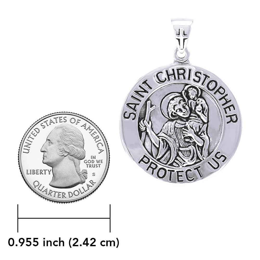 Saint Christopher Silver Pendant TPD4563 - Jewelry