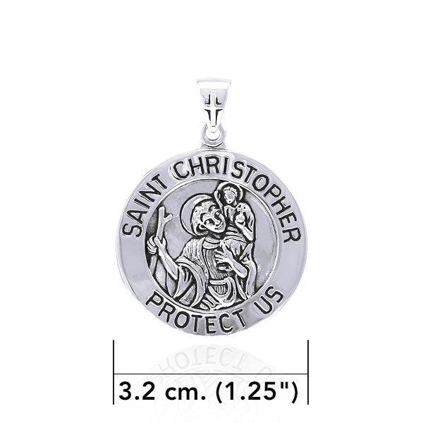 Saint Christopher Silver Pendant TPD4563 - Jewelry