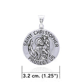 Saint Christopher Silver Pendant TPD4563