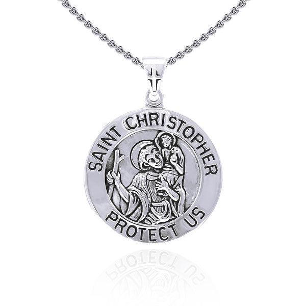 Saint Christopher Silver Pendant TPD4563 - Jewelry