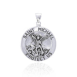 Saint Michael Silver Pendant TPD4564 - Jewelry