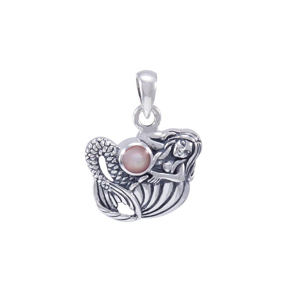 Mermaid Pendant With Stone TPD4623 - Jewelry