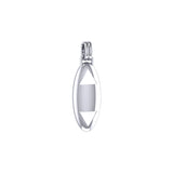 Louvre Triangle Sterling Silver Pendant TPD484