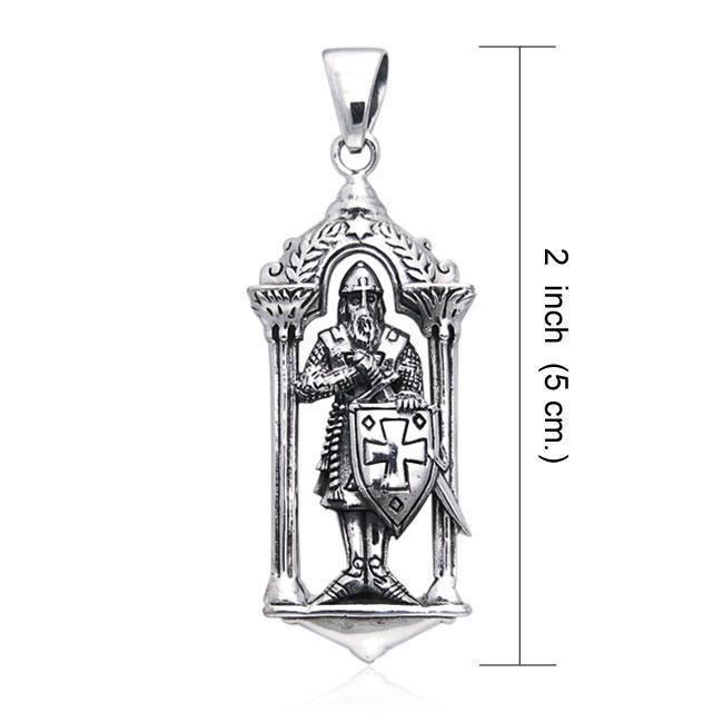Brigid Ashwood  Knight of the Templar Sterling Silver Pendant