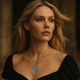 The Reiki Cho Ku Rei Sterling Silver Pendant with Gemstone TPD4923