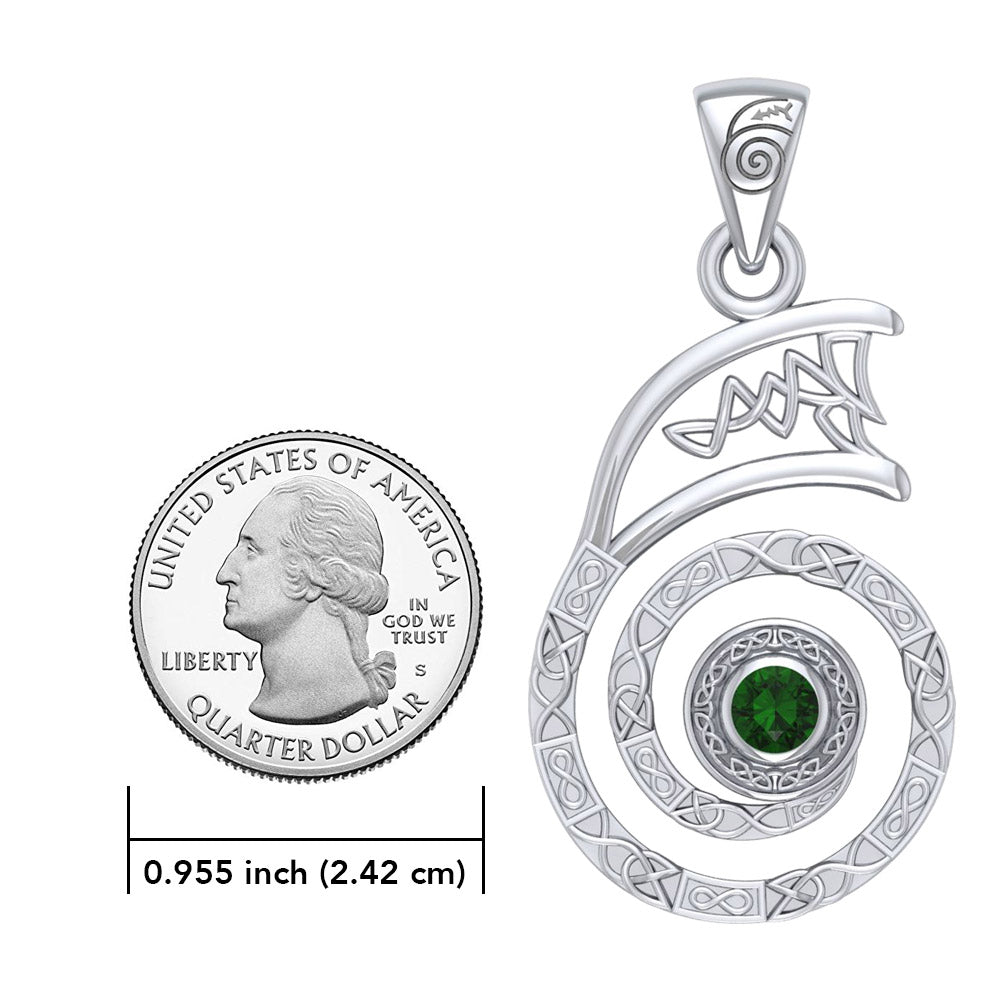 The Reiki Dai Ko Myo Sterling Silver Pendant with Gemstone TPD4924