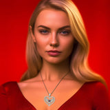 Wrapped in the Wings of an Angel ~ Sterling Silver Peace Symbol Pendant Jewelry TPD5109 - Jewelry