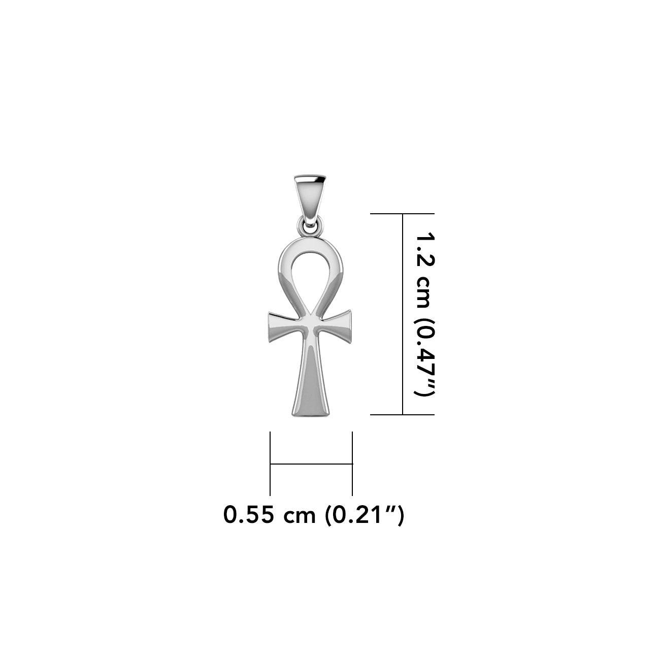Egyptian Small Ankh Silver Pendant TPD5504 - Jewelry