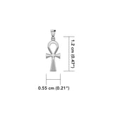 Egyptian Small Ankh Silver Pendant TPD5504