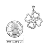 Four Hearts Silver Pendant TPD5655 - Jewelry