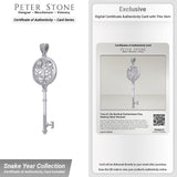 Tree of Life Spiritual Enchantment Key Silver Pendant TPD5672