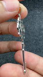 Celtic Triquetra Spiritual Enchantment Key Sterling Silver Pendant TPD5676