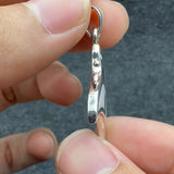 The Manta Ray with Yin Yang Symbol Silver Pendant TPD6075