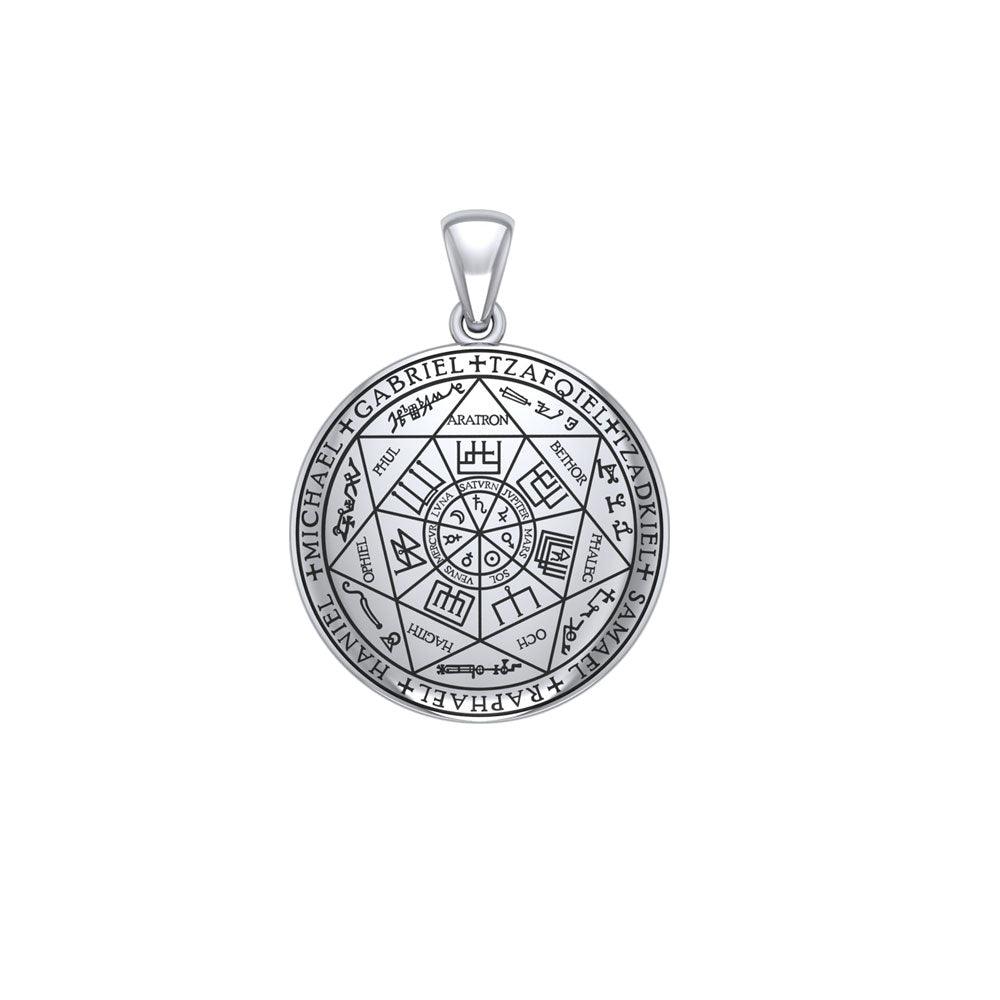 Experience Divine Guidance: The Seven Archangels Silver Pendant - Embrace Heavenly Protection and Spiritual Connection TPD6173 - Jewelry