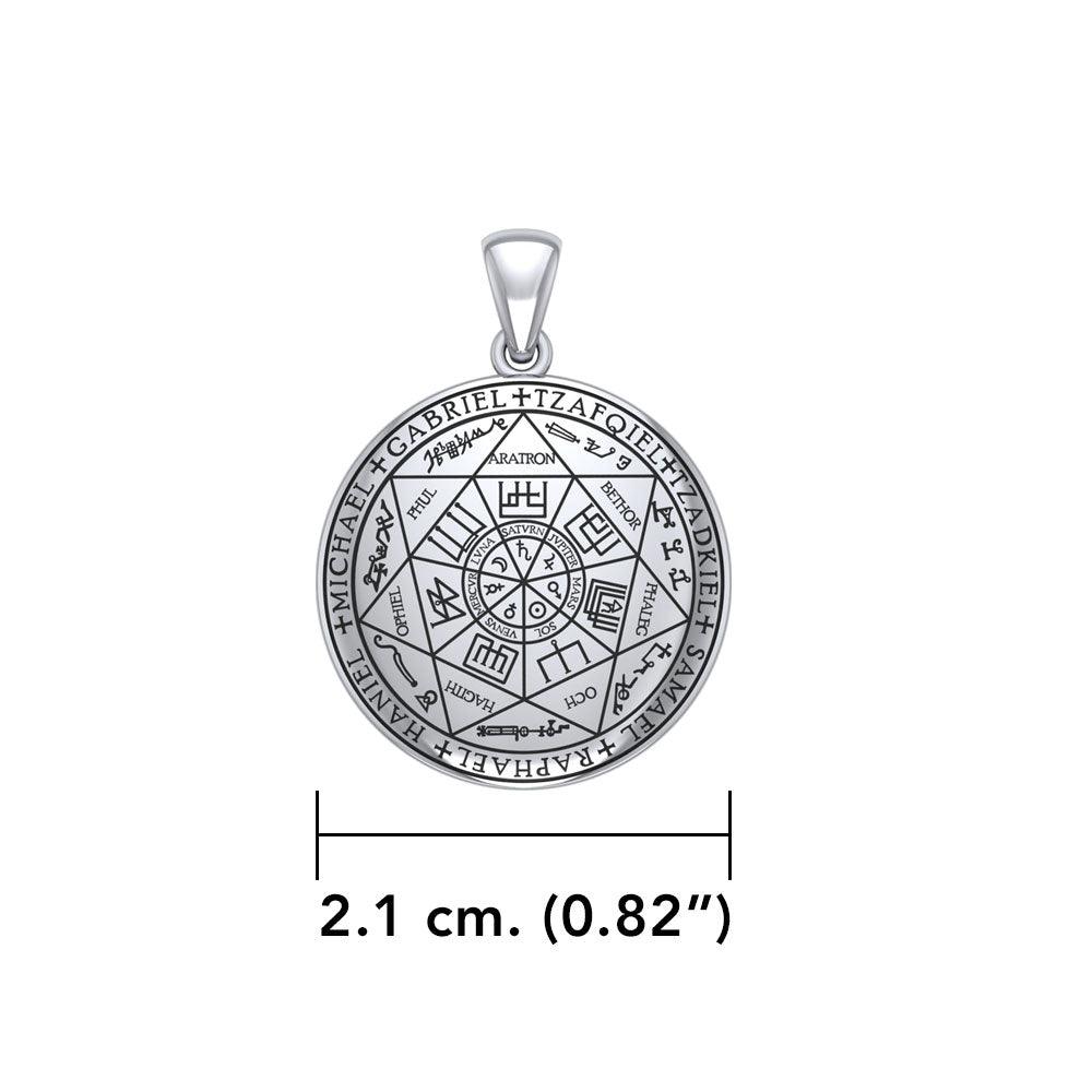 Experience Divine Guidance: The Seven Archangels Silver Pendant - Embrace Heavenly Protection and Spiritual Connection TPD6173 - Jewelry