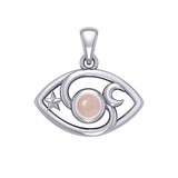 The Peter Stone Eye of God Silver Pendant with Gem TPD6177 - Jewelry