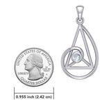 Peter Stone Golden Ratio Silver Pendant with Gemstone TPD6178 - Jewelry